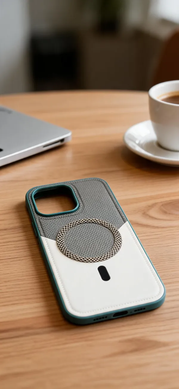 Sia_Grey_White_Textured_Magnetic_Ring_Case_For_Iphone_16_Pro_Max