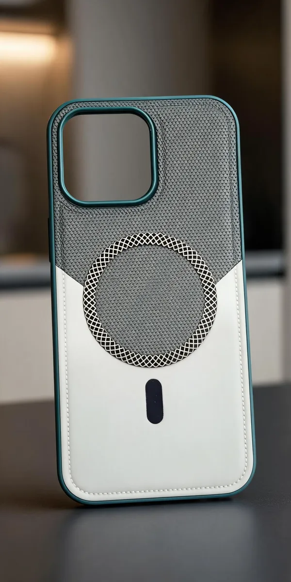 Sia_Grey_White_Textured_Magnetic_Ring_Case_For_Iphone_16_Pro_Max
