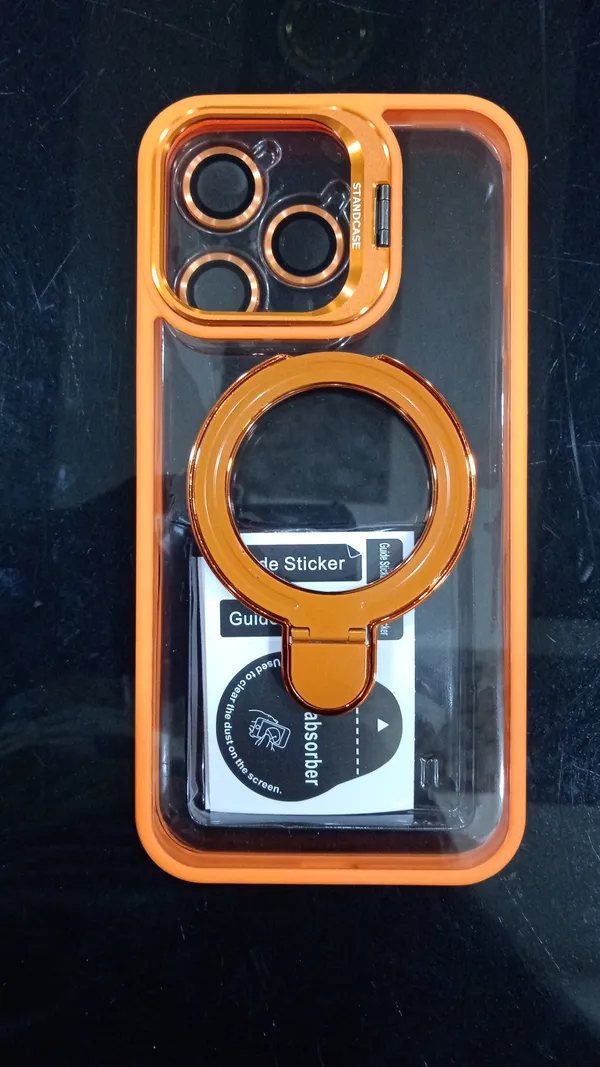 Orange_Transparent_Acrylic_Phone_Case_For_Iphone_14_Pro_Max_|Convert_to_17_pro_/17_Pro_Max_Style_Premium__Converter_Cover_Max_(Orange)