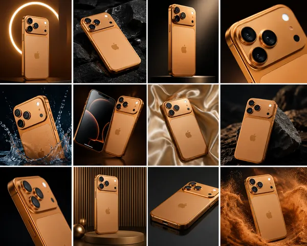 Gold_Apple_Logo_Triple_Camera_Metal_Frame_Phone_Case_iPhone_16_Pro_Max_Orange_Metal_Frame_Camera_Cutout_Phone_Case_For_iPhone_16_Pro__iPhone_16_Pro_Max_|Convert_to_17_pro_/17_Pro_Max_Style_Premium__Converter_Cover_Max_(Orange)