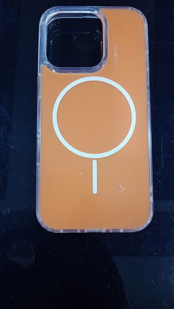 Tan_Magnetic_Ring_Acrylic_Phone_Case_For_Iphone_16_Pro