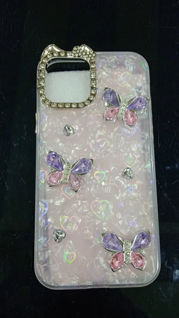 Butterfly_Rhinestone_Acrylic_Phone_Case_For_Iphone_12