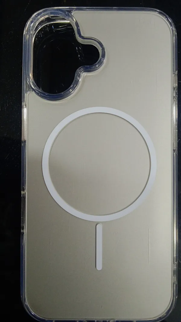 Beige_Magnetic_Ring_Phone_Case_For_Iphone_17