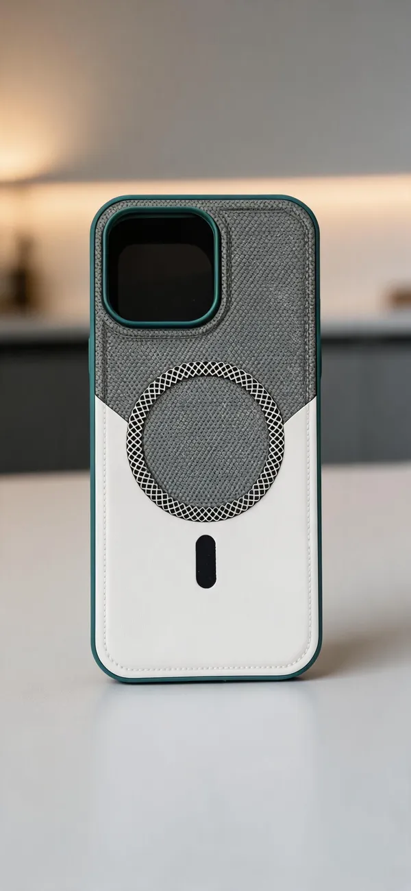 Sia_White_Textured_Ring_Detail_Phone_Case_For_Iphone_16_Pro_Max