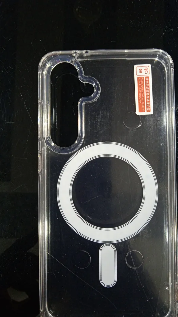 Clear_Magnetic_Ring_Phone_Case_For_Samsung_S22