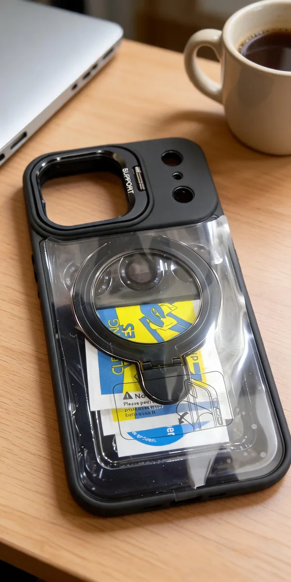 Sia_Black_Ring_Holder_Acrylic_Case_For_Iphone_17_Pro_Max