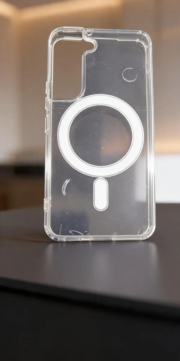 Transparent_Magnetic_Ring_Phone_Case_For_Samsung_S22