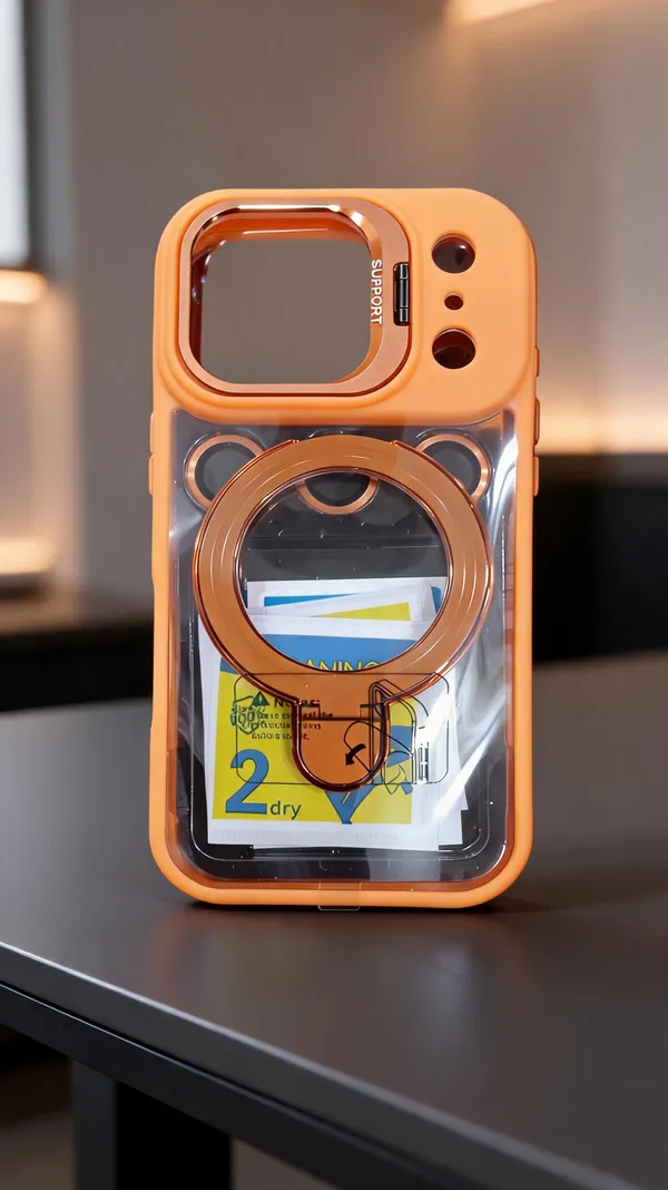 Orange_Ring_Holder_Protective_Phone_Case_For_Iphone_17_Pro