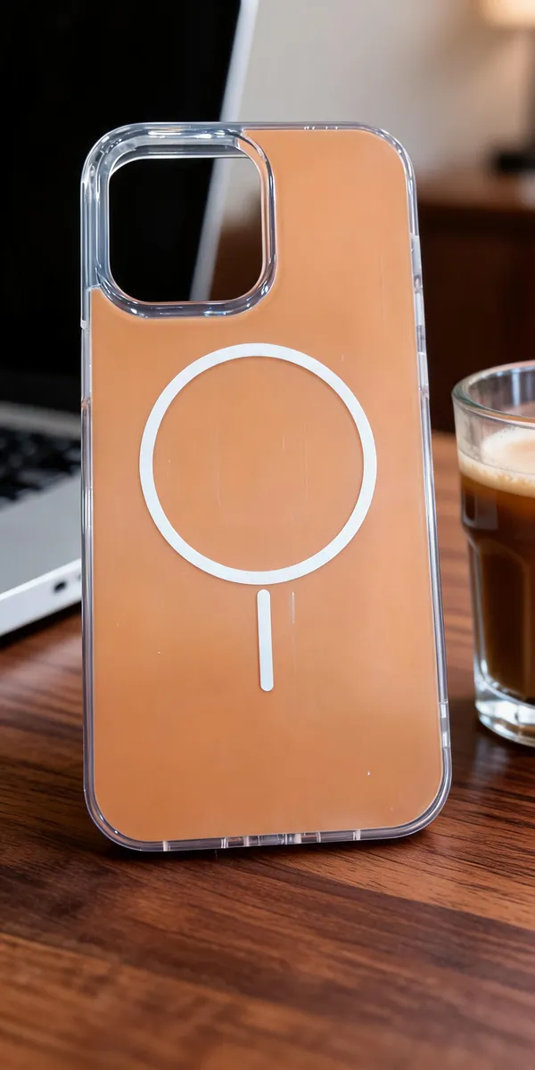 Orange_Magnetic_Ring_Phone_Case_For_Iphone_14_Pro_Max