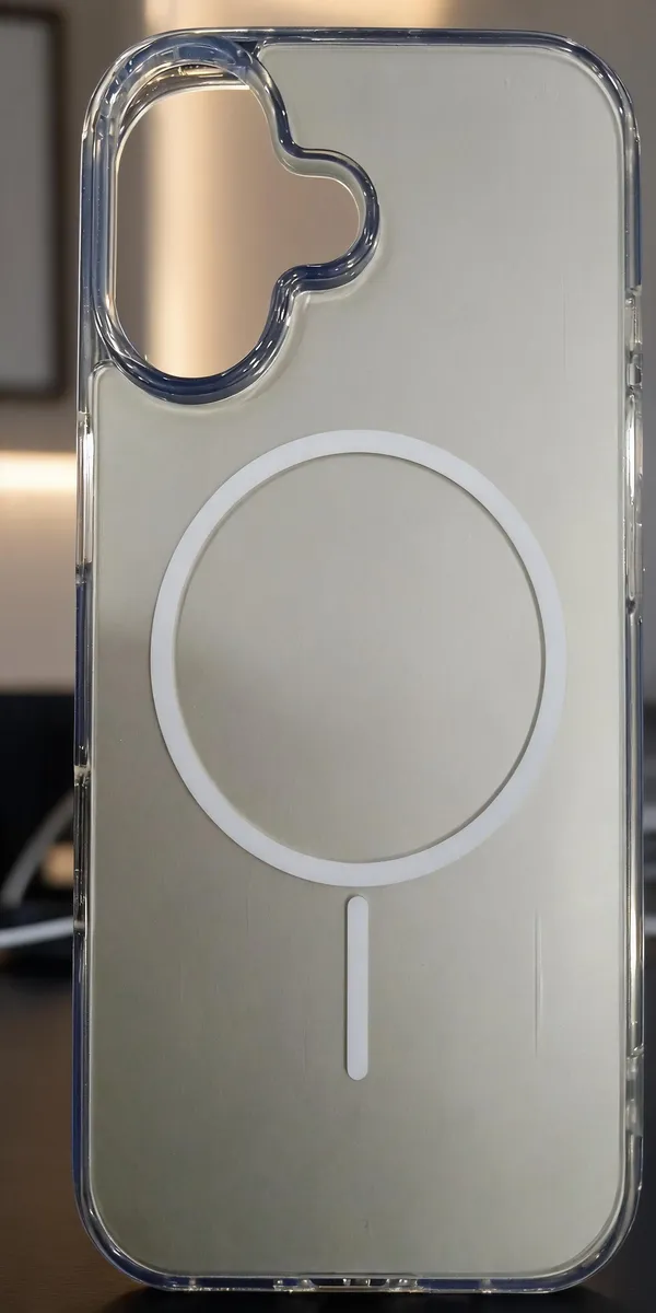 Beige_Magnetic_Ring_Phone_Case_For_Iphone_17