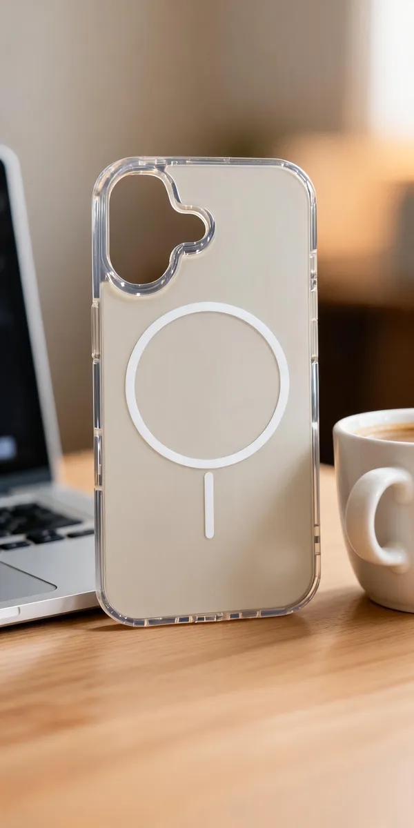 Beige_Transparent_Magnetic_Ring_Acrylic_Phone_Case_For_Iphone_16