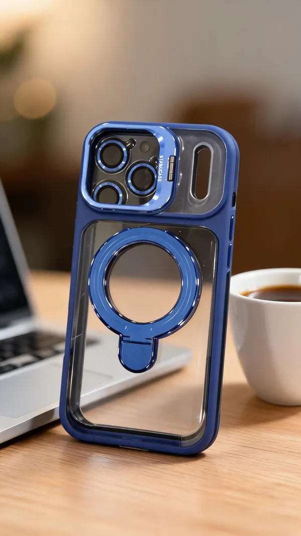 Blue_Transparent_Ring_Stand_Phone_Case_For_Iphone_17_Pro_Max