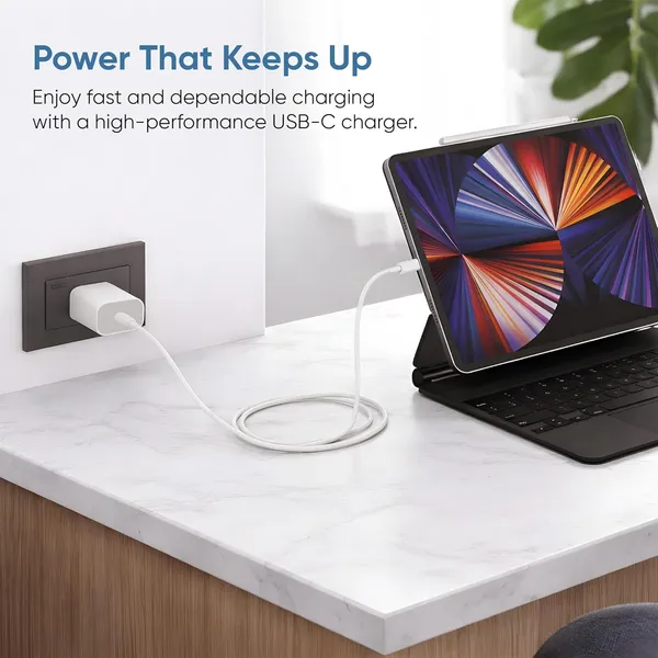 White_Usb-C_Wall_Charger_Adapter_Compact
