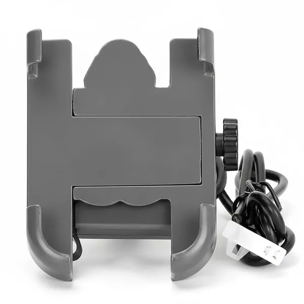 Black_Aluminium_Motorcycle_Phone_Holder_With_Usb_Charger_360°