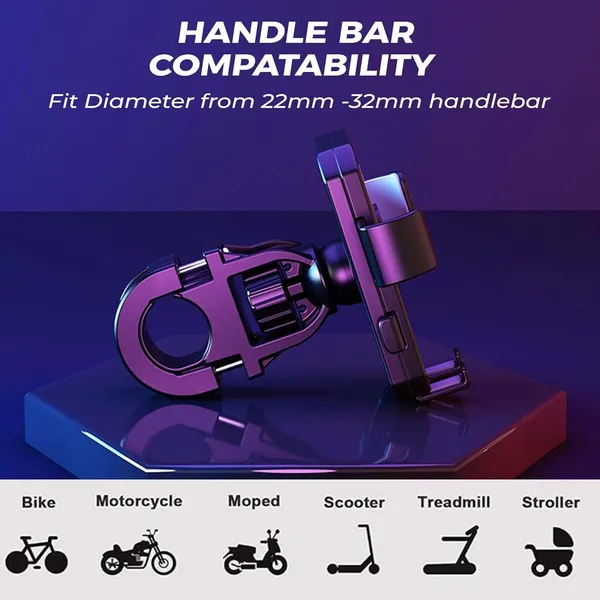 Black_Abs_Motorcycle_Handlebar_Phone_Holder_With_Silicone_Grip