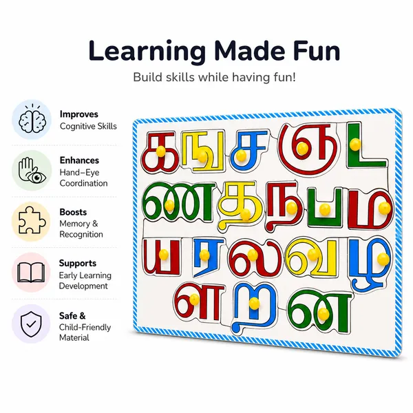 Tamil_Alphabet_-_Mei_Ezhuthukkal_(_Consonants)__Multicolor_Wood_Alphabet_Puzzle_Board_For_Kids