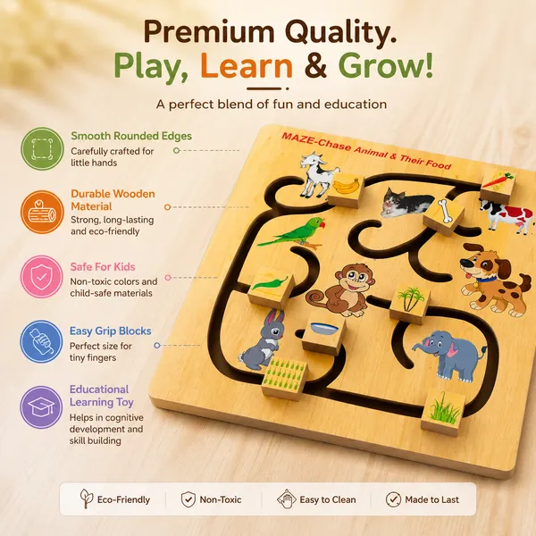 Wooden_Maze_Chase_Game_For_Kids_-_Chase_Animal_And_their_Food