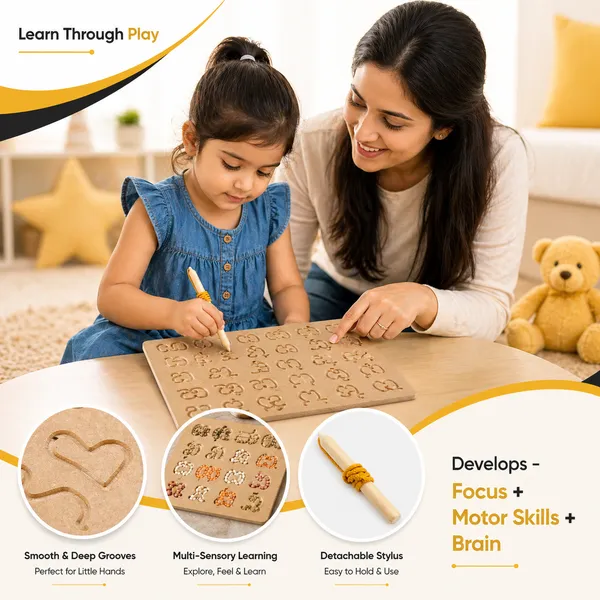 Kannada__Swaragalu_(_Vowels_)__Wooden_Tracing_Board_For_Kids