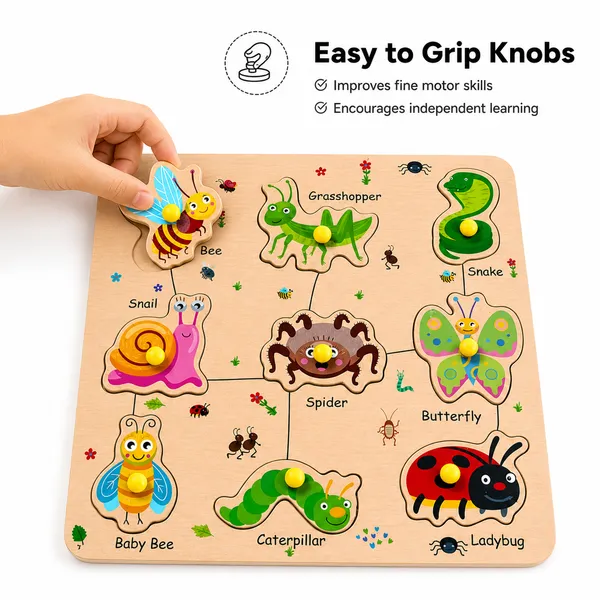Insects_Wood_Knob_Puzzle_For_Kids