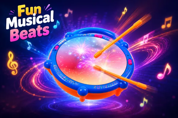 Blue_&_Orange_Plastic_Musical_Flash_Toy_Drum_For_Kids