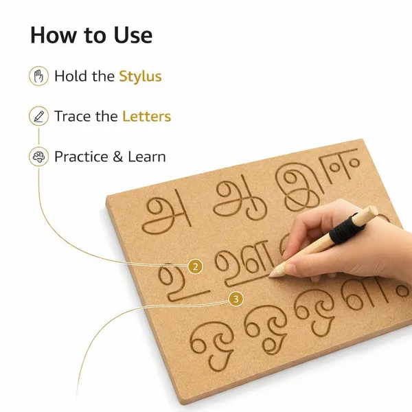 Tamil_Uyir_Ezhuthukkal_(_Vowel_)_Wooden_Tracing_Board_For_Kids
