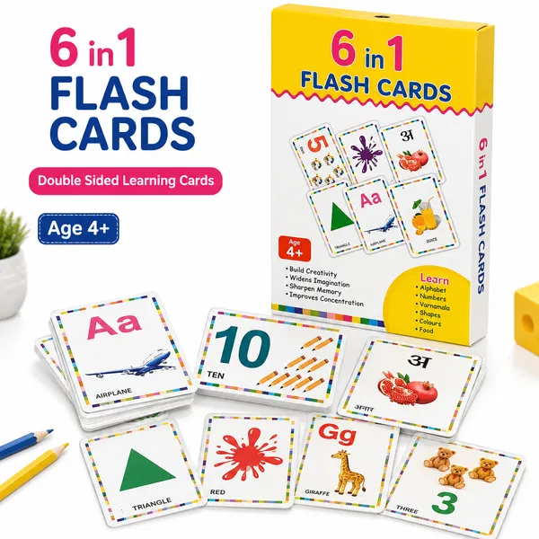 6_in_1_Flash_Card_Multicolor_Paper_Cardstock_Flash_Cards_Set_For_Kids