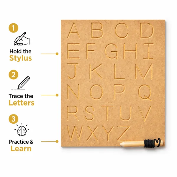 English_Capital_Alphabet_Wood_Tracing_Board_For_Kids