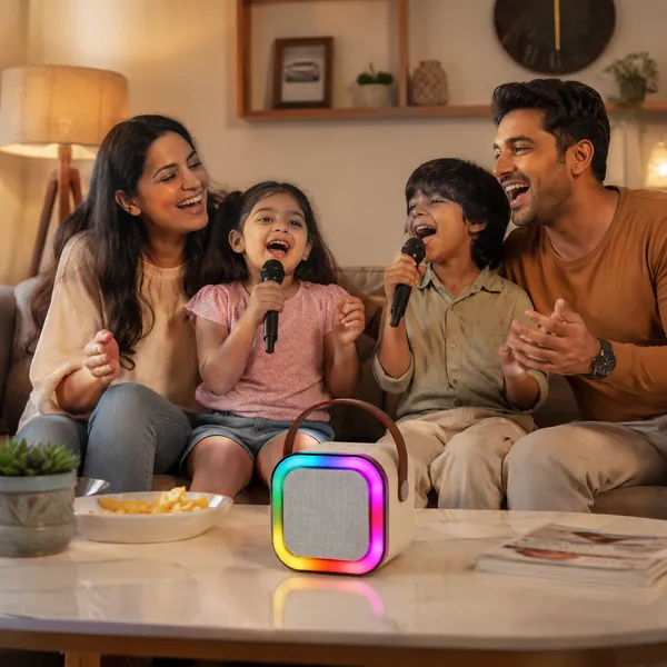 Portable_Bluetooth_Karaoke_Speaker_with_2_Wireless_Mics_For_Kids