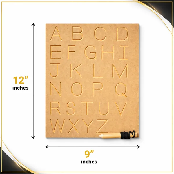 English_Capital_Alphabet_Wood_Tracing_Board_For_Kids