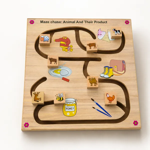 Wooden_Maze_Chase_Game_-__Animal_and_their_Product