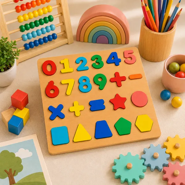 Wooden_Number_And_Shape_Learning_Board