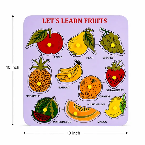 Learn_Fruits_Wooden_Knob_Puzzle_For_Kids