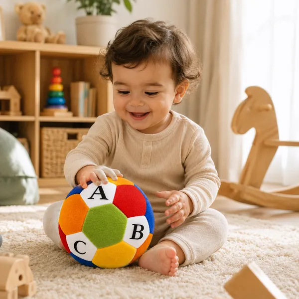 Multicolor__Soft_Material_Learning_Ball_For_Kids