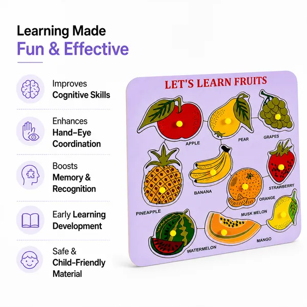 Learn_Fruits_Wooden_Knob_Puzzle_For_Kids