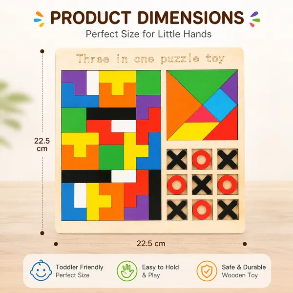 3-in-1_Wooden_Puzzle_Board__For_Kids|_Tangram,_Block_Puzzle_&_Tic_Tac_Toe