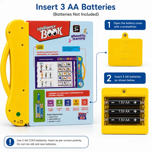 Multicolor_Plastic_Electronic_Components_Interactive_Learning_Book_For_Kids__(_Audio_Book_)_Intelligence_Book