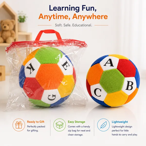 Multicolor__Soft_Material_Learning_Ball_For_Kids