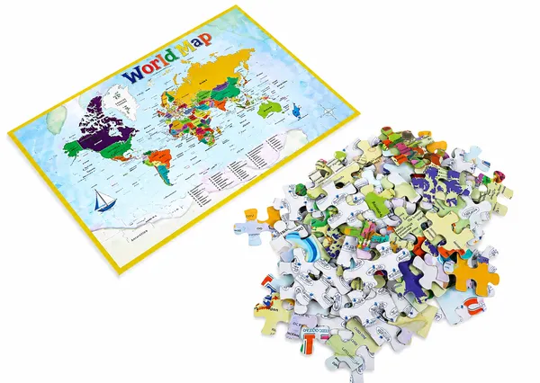 World_Map_108__Pieces_Cardboard_Jigsaw_Puzzle_For_Kids