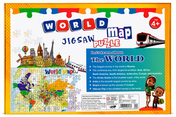 World_Map_108__Pieces_Cardboard_Jigsaw_Puzzle_For_Kids