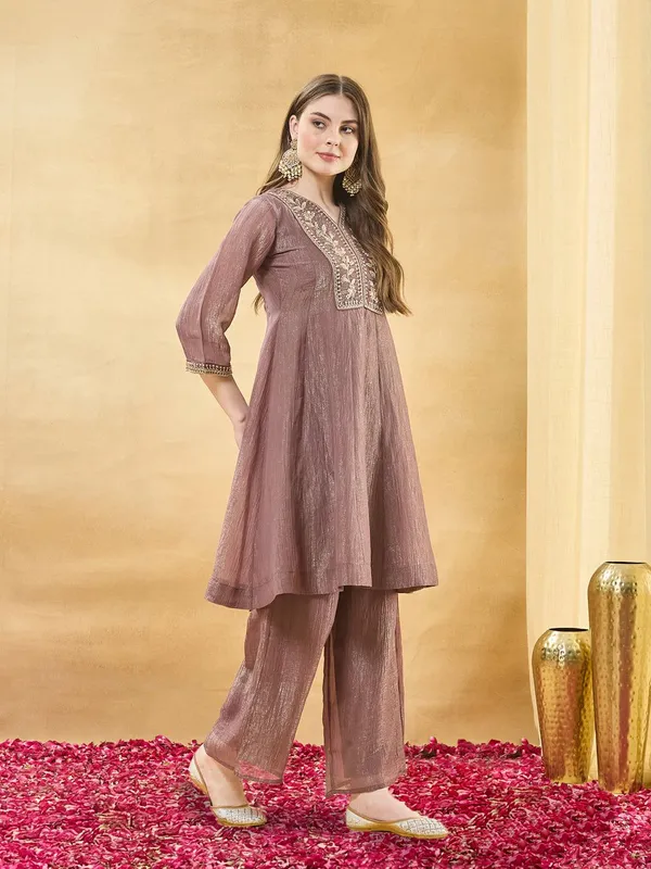 Mauve_Embroidered_Kurta_Set_for_Women