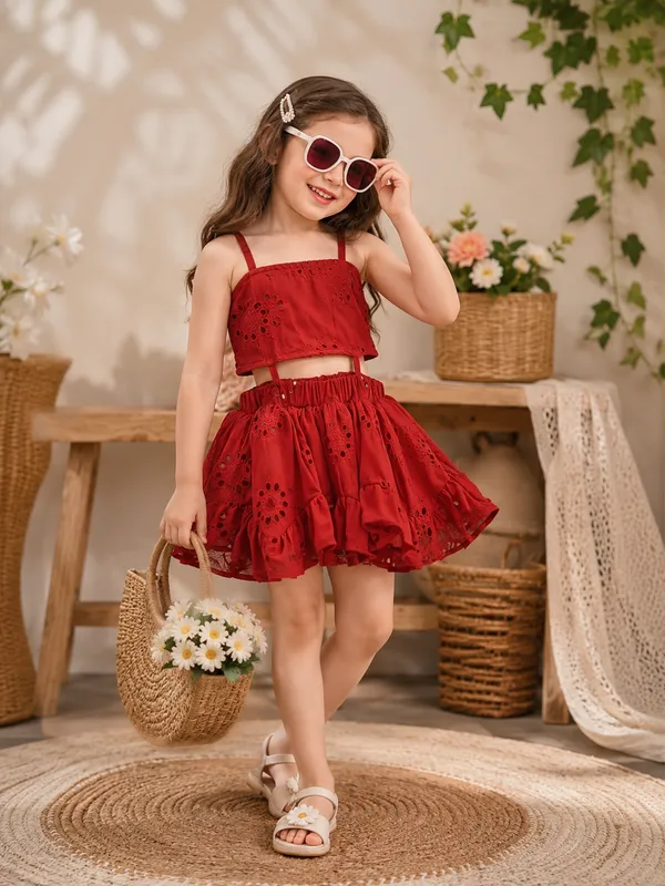 Red_Premium_And_Elegant_Cotton_Dress_For_Girls
