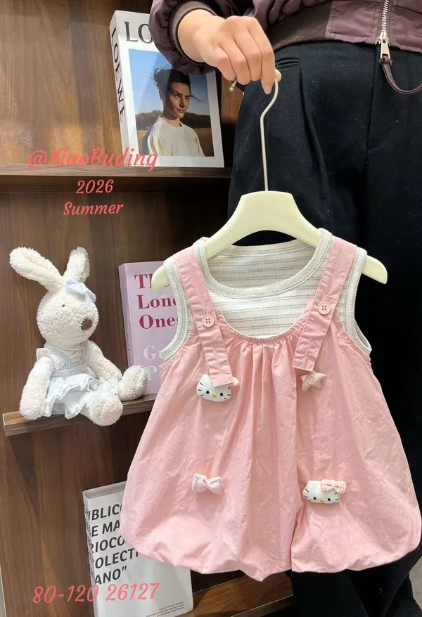 Pink_Premium_And_Elegant_Soft_Cotton_Dress_For_Girls