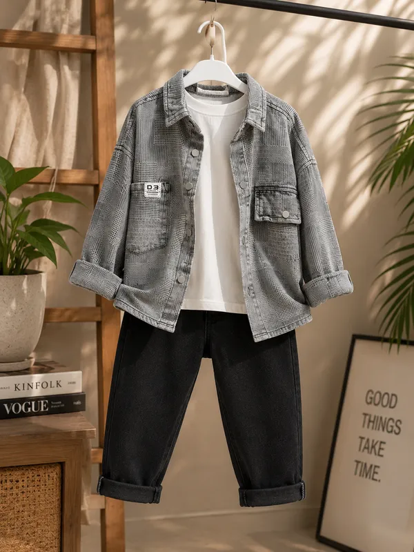 Grey_Premium_And_Elegant_Cotton_2_Pc_Set_For_Boys