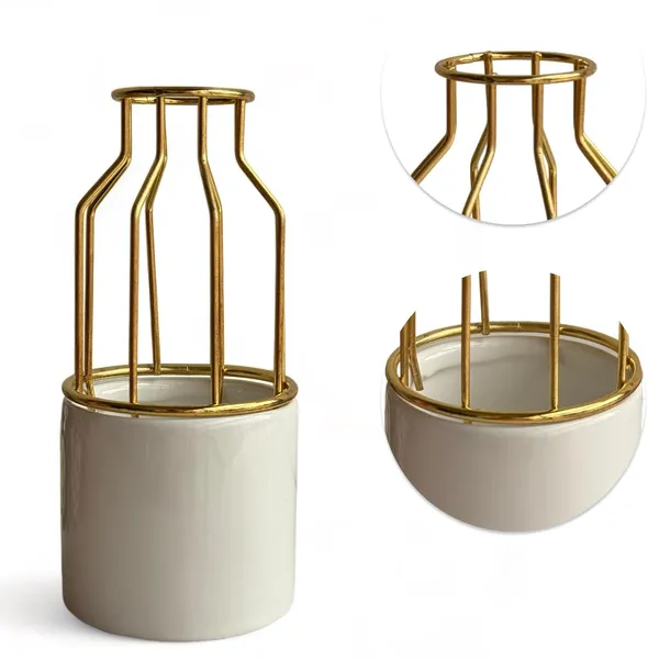 Ceramic_Premium_Vase_With_Gold_Metal_Finish_For_Home_Decor