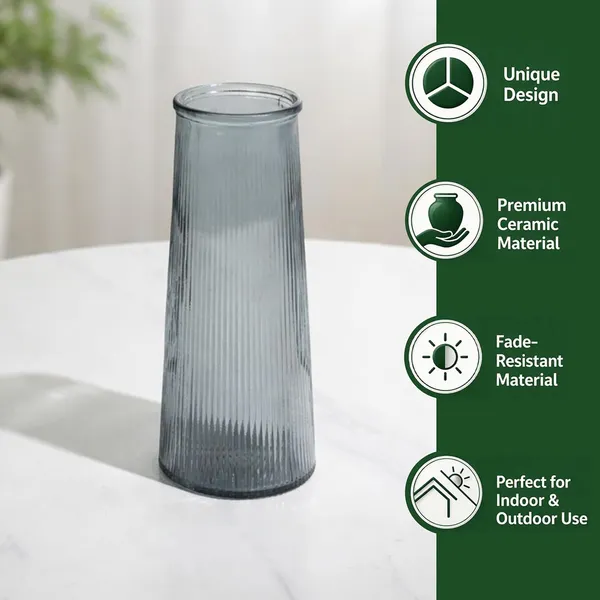 Glass_Ribbed_Premium_Vase_For_Home_Decor