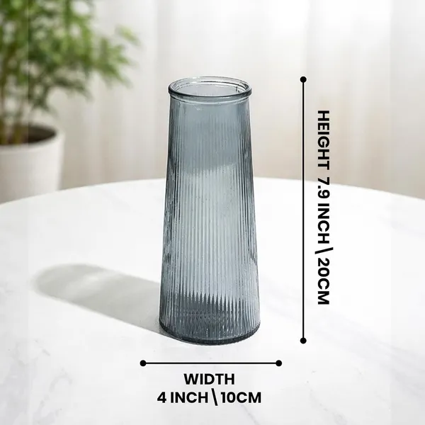 Glass_Ribbed_Premium_Vase_For_Home_Decor