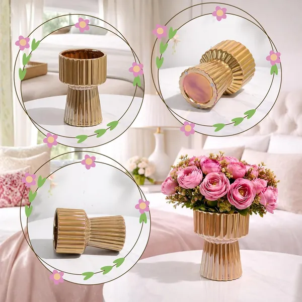 Ceramic_Ribbed_Pedestal_Premium_Vase_For_Home_Decor