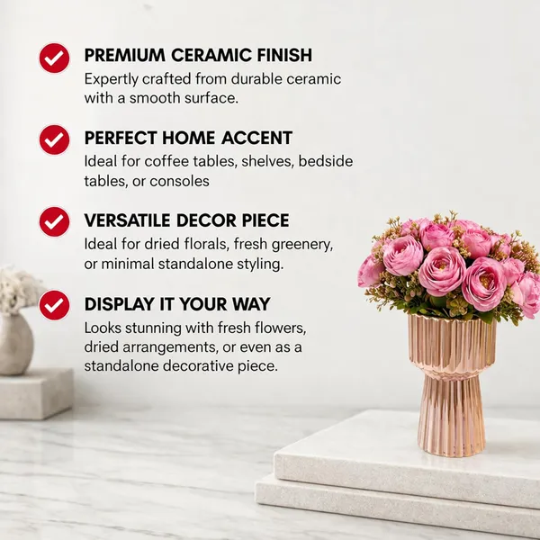 Ceramic_Ribbed_Pedestal_Premium_Vase_For_Home_Decor