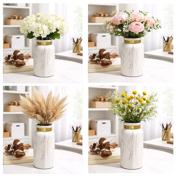 Ceramic_Premium_Vase_With_Gold_Rim_For_Home_Decor