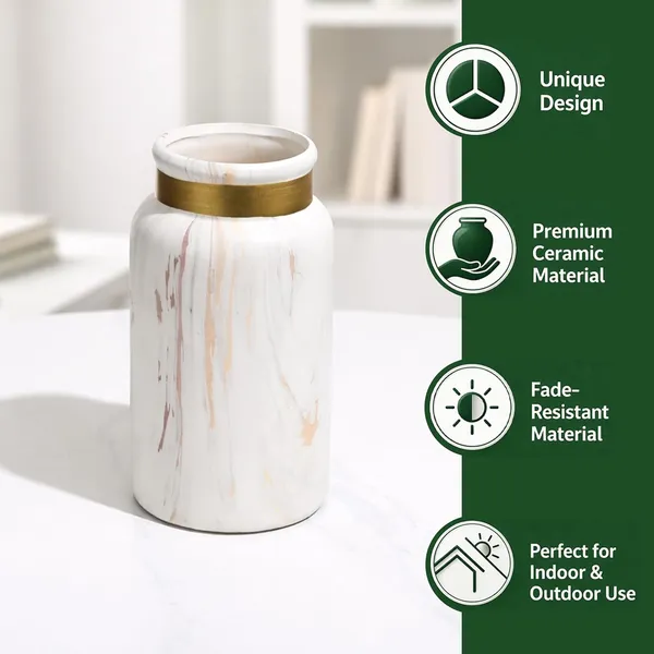 Ceramic_Premium_Vase_With_Gold_Rim_For_Home_Decor